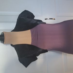 Black Satin Top Size Small